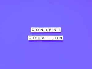 Criação de conteúdo